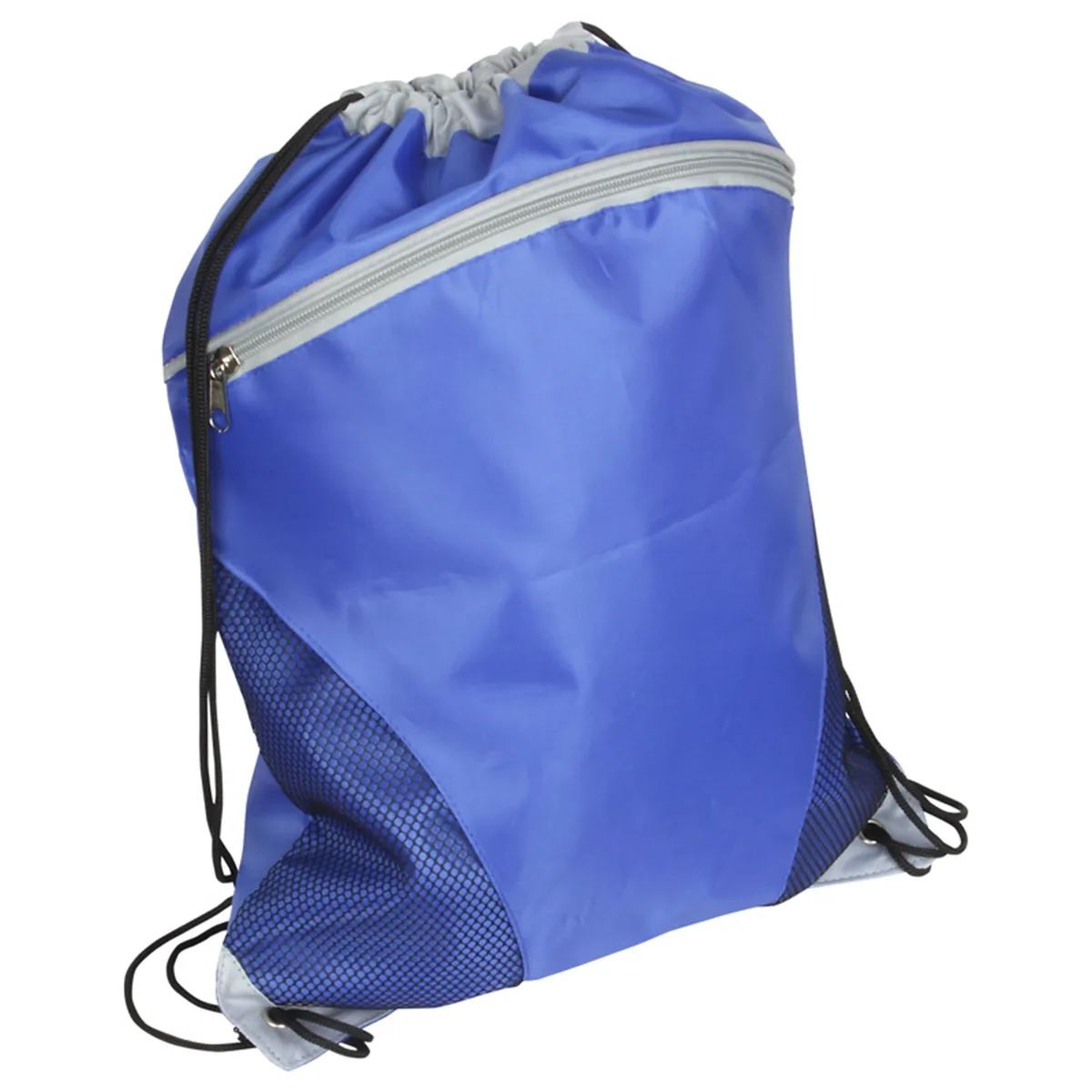 Cyclone Mesh Curve Polyester Drawstring Backpack view 6