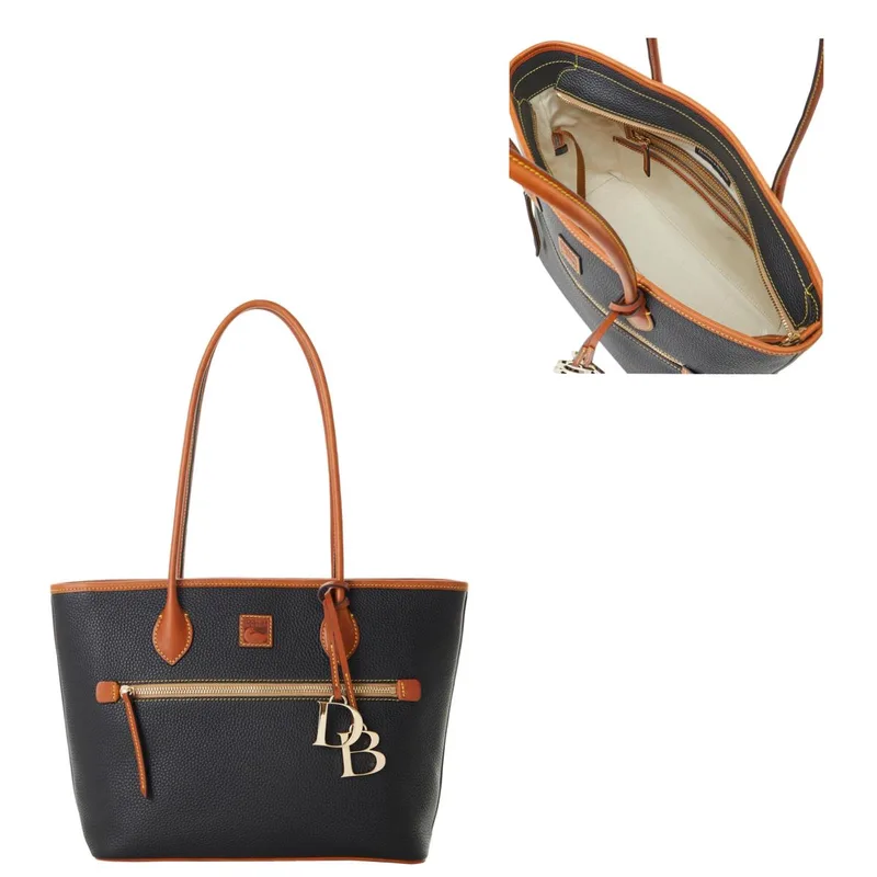 Dooney & Bourke Pebble Grain Tote Bag - Black