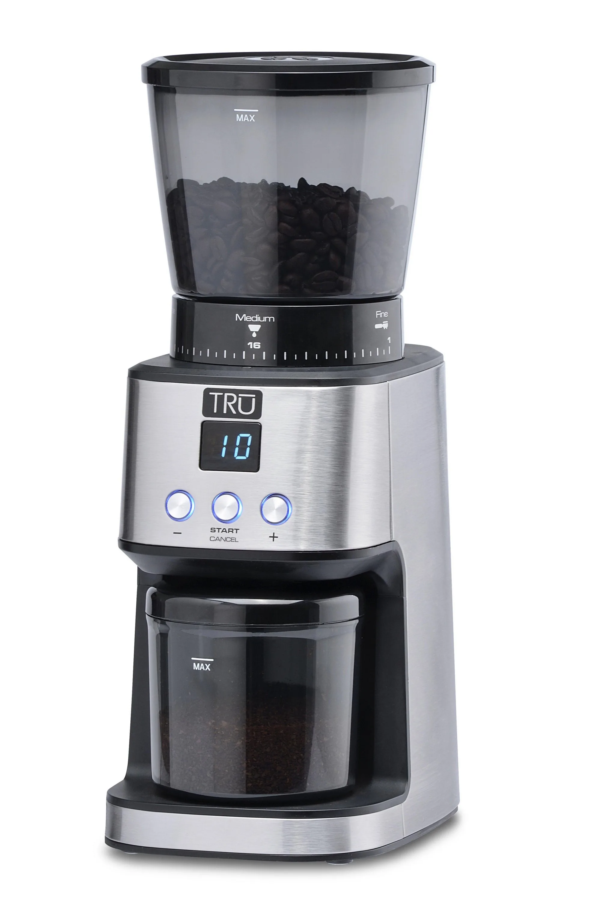 TRU Conical Burr Coffee Grinder