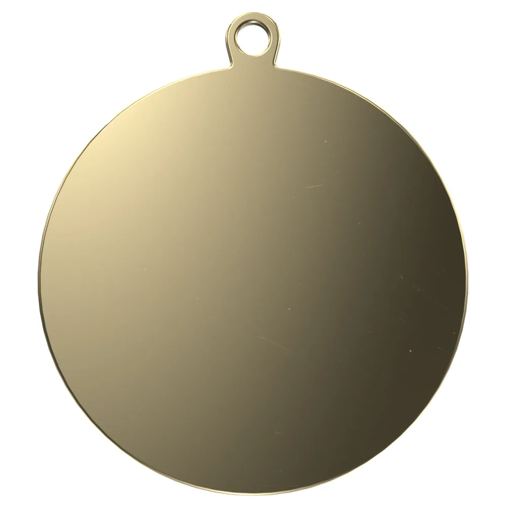 Vibraprint® Bright Gold Medallion (1-1/2") view 2