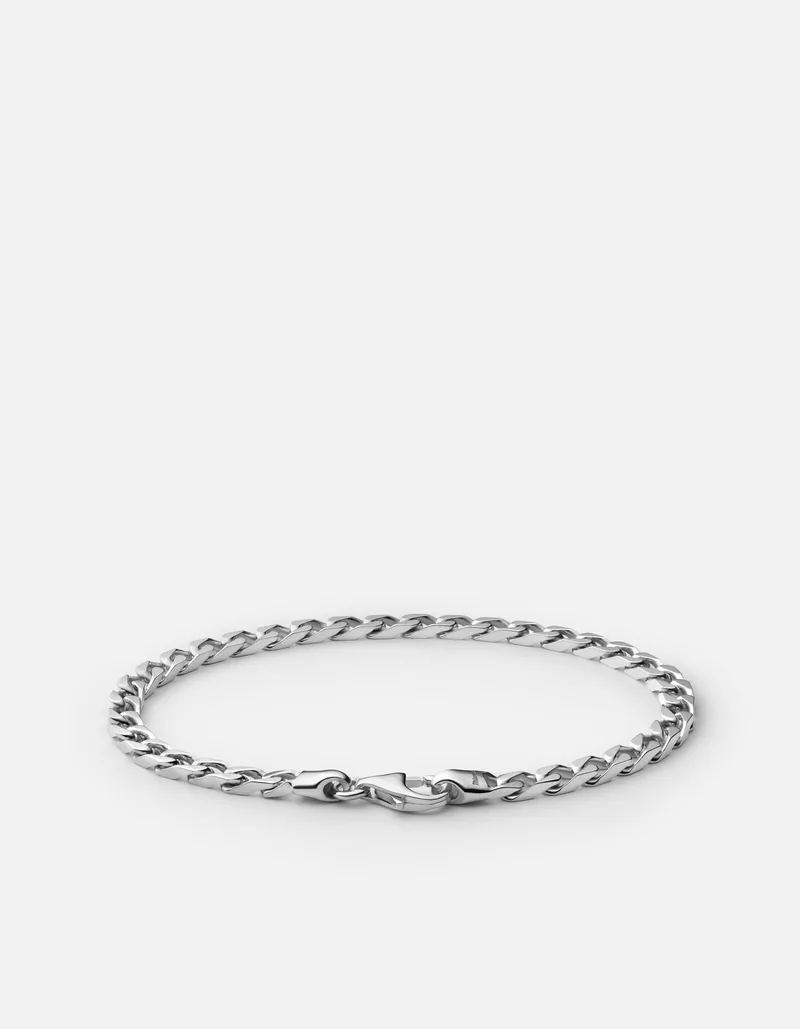 Miansai 4Mm Cuban Chain Bracelet Men'S