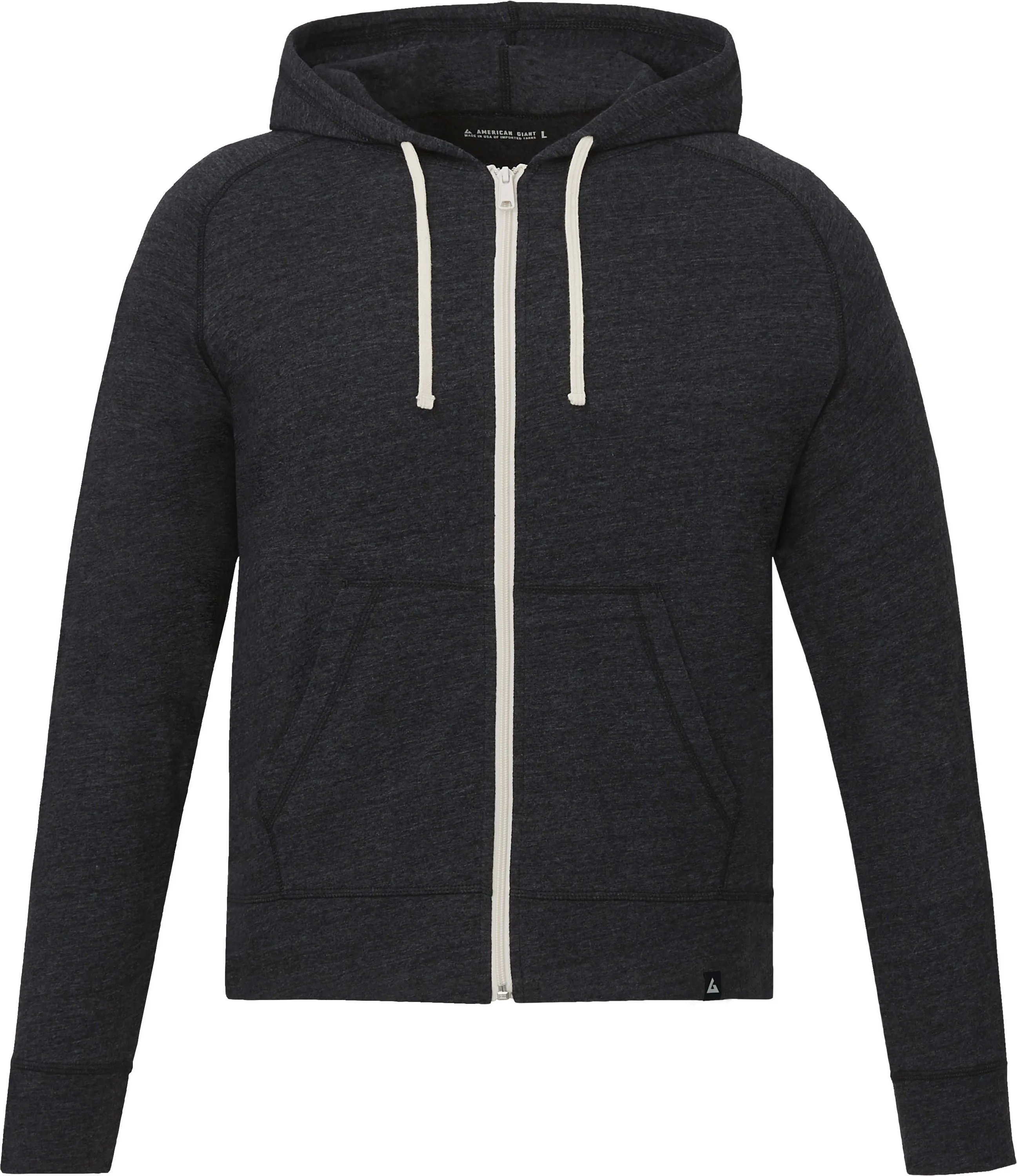 Men's American Giant Lightweight Full Zip Hoodie view 2