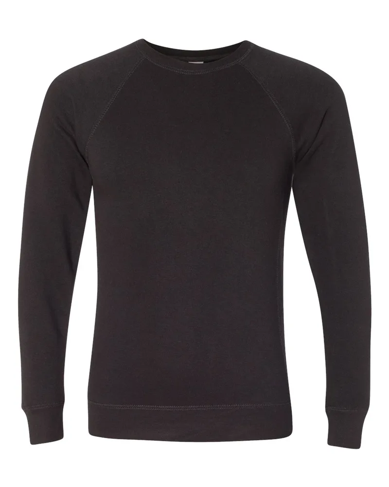 Independent Trading Co.® Unisex Special Blend Raglan Crewneck Sweatshirt view 3