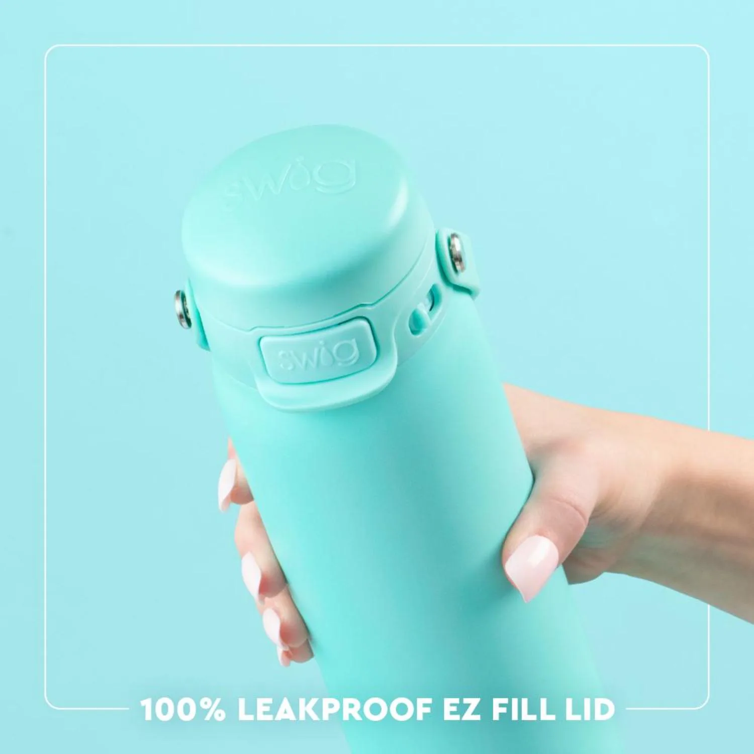 22 oz SWIG® Stainless Steel Insulated Leakproof EZ Fill Water Bottle view 4