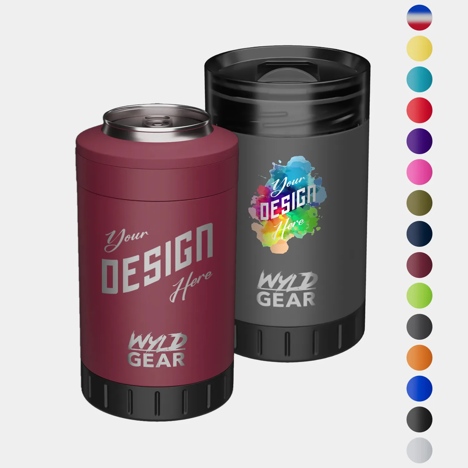 12 oz Wyld Gear® Stainless Steel Vacuum Insulated Multi Can Cooler