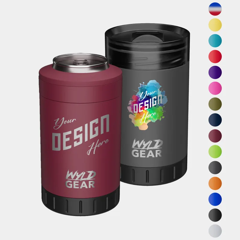 12 oz Wyld Gear® Stainless Steel Vacuum Insulated Multi Can Cooler