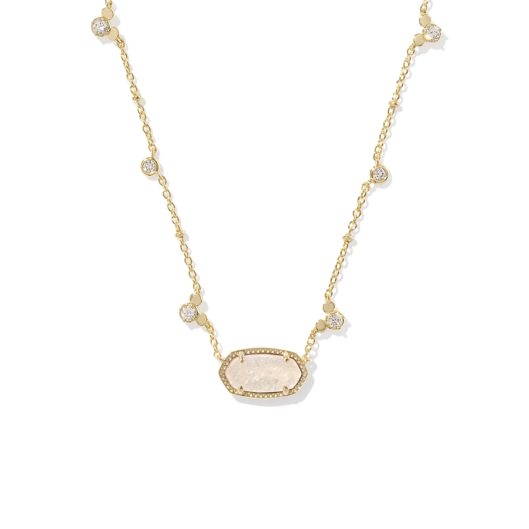 Kendra Scott Disney Gold Mickey Mouse Elisa Necklace
