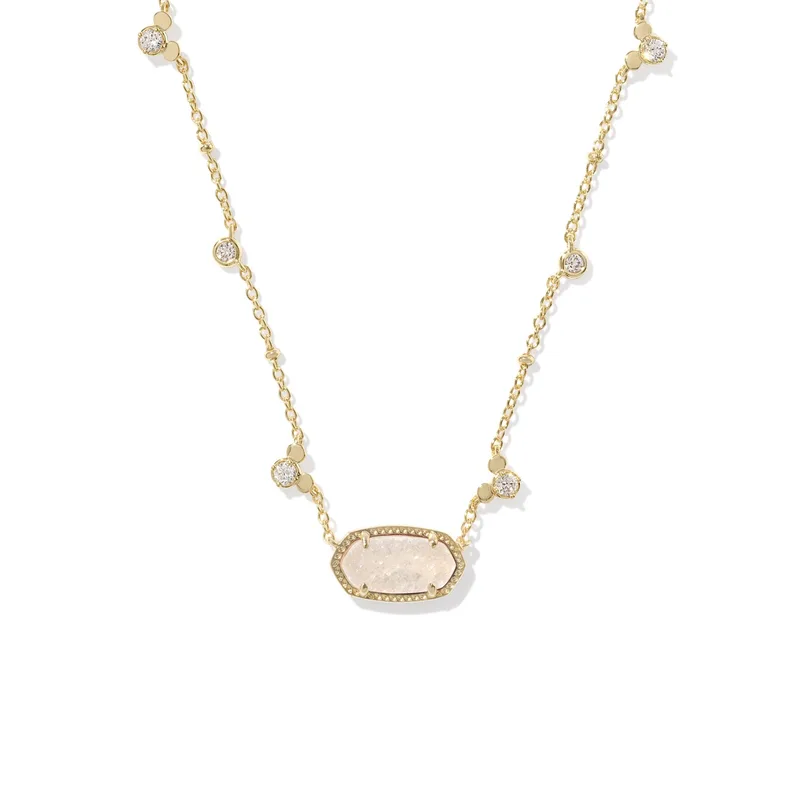 Kendra Scott Disney Gold Mickey Mouse Elisa Necklace