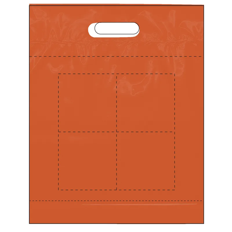 Trick or Treat - Die Cut Handle - Halloween Bags - Flexo Ink Print (12" x 15" x 3") view 2