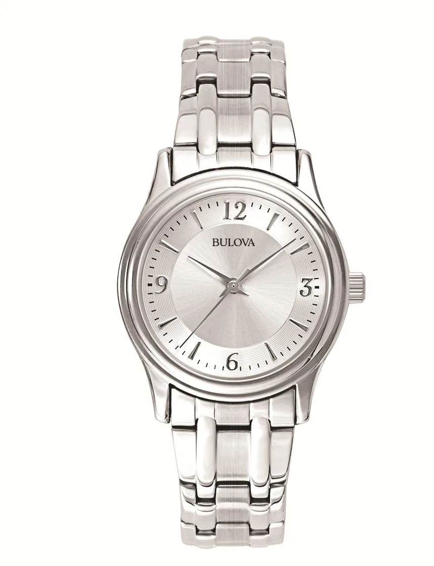 Bulova Watches Corporate Collectionladies' Silver-Tone Bracelet Watch