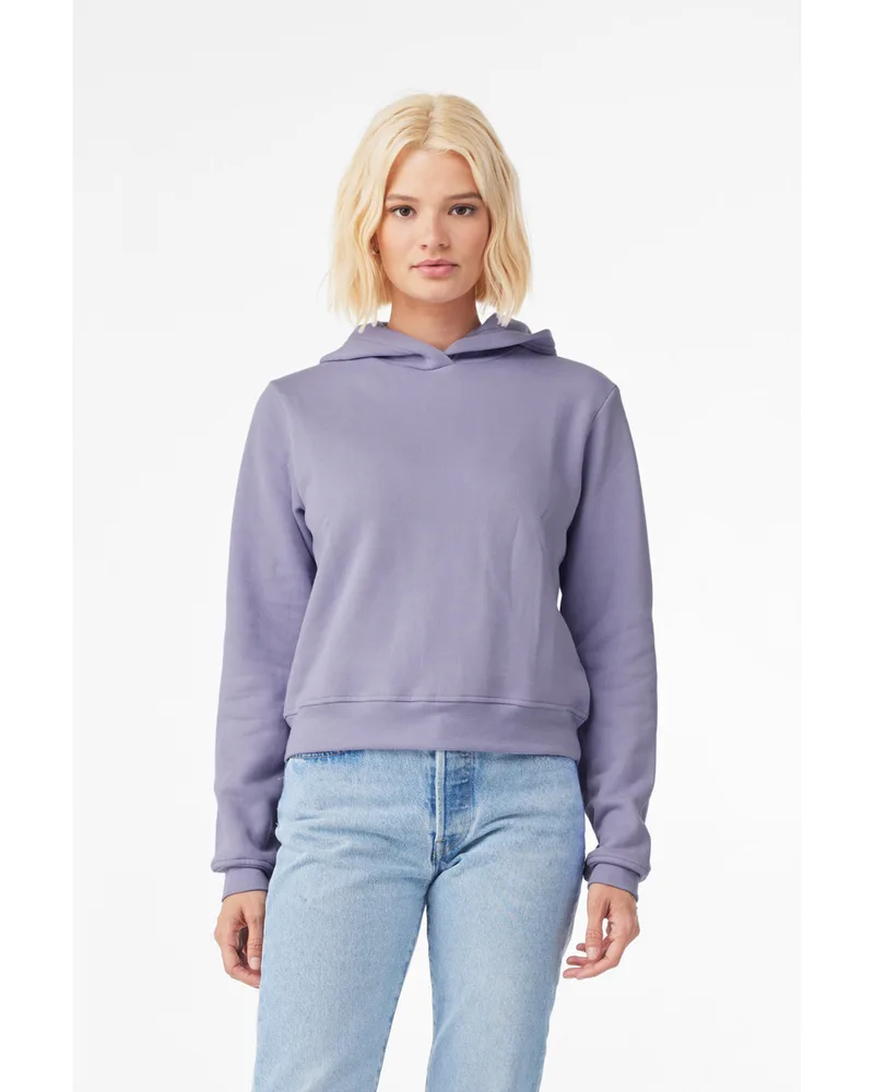 BELLA+CANVAS Ladies' Classic Pullover Hooded Sweatshirt view 4