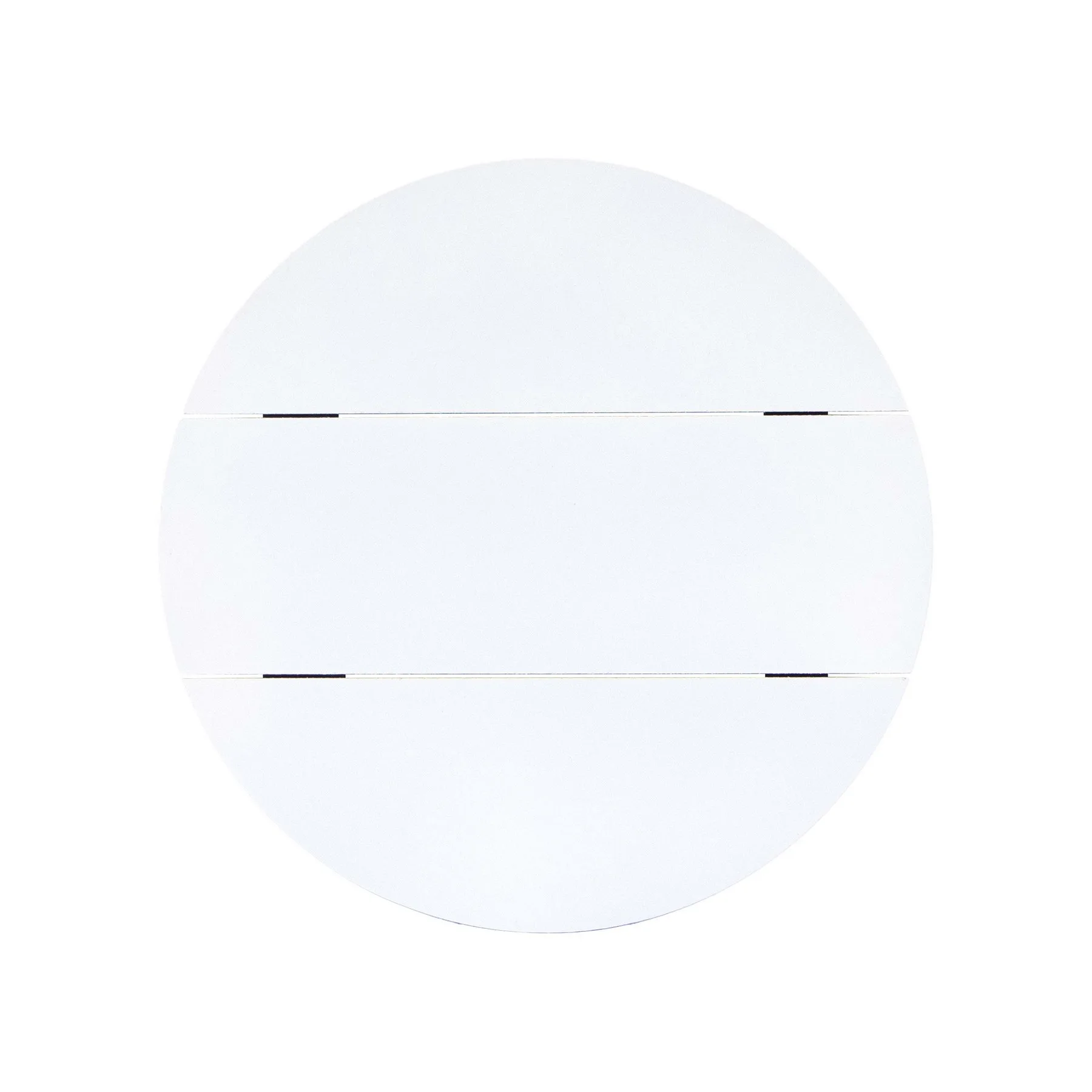 12" Round MDF Slatted Wood Print view 2