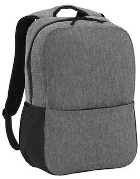 Heather Gray/Black Blank Side View