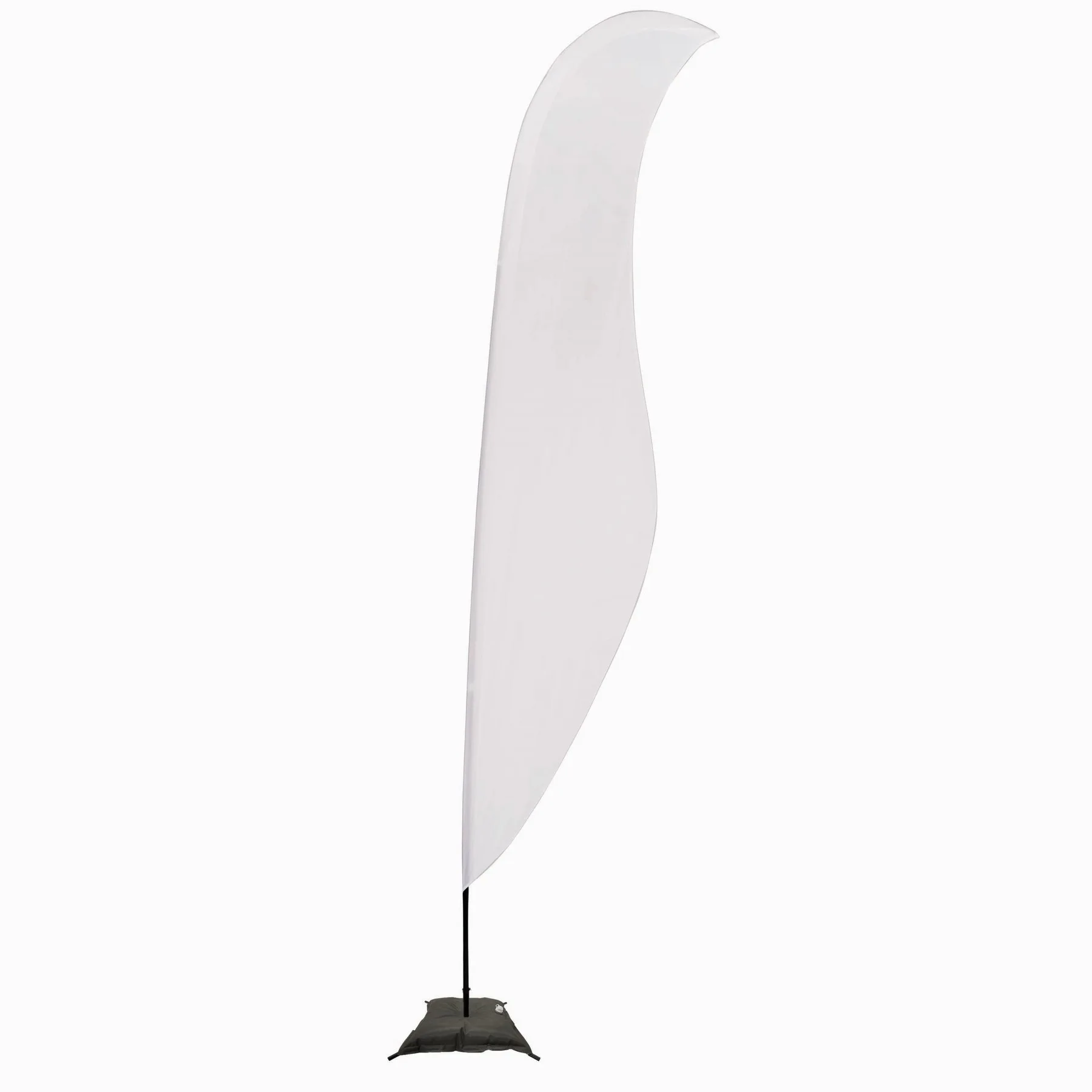 17' Streamline Sabre Sail Sign Flag, 1-Sided, Scissor Base view 2