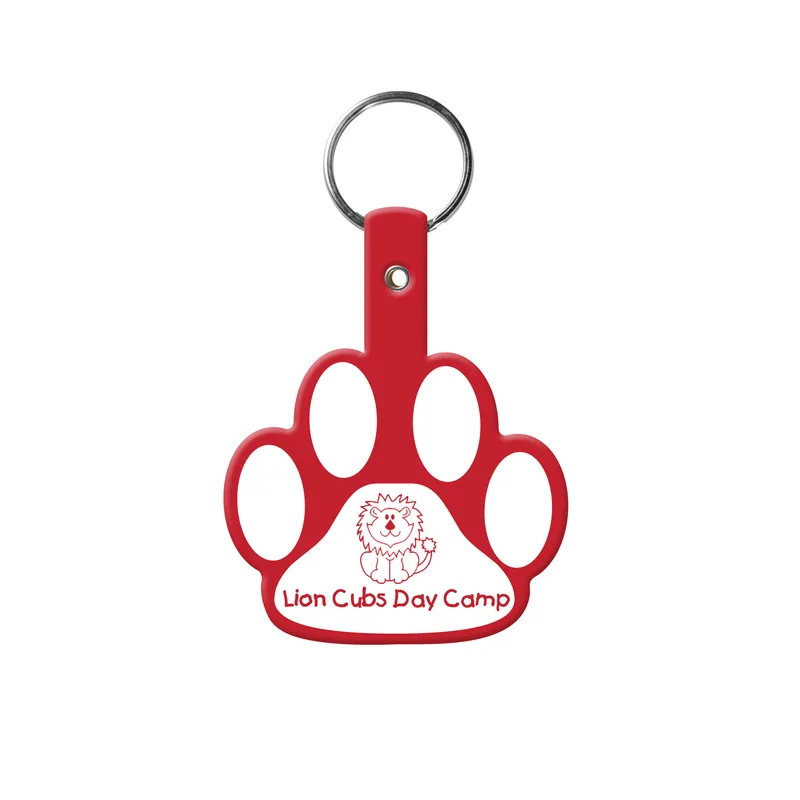 Paw Flexible Key Tag