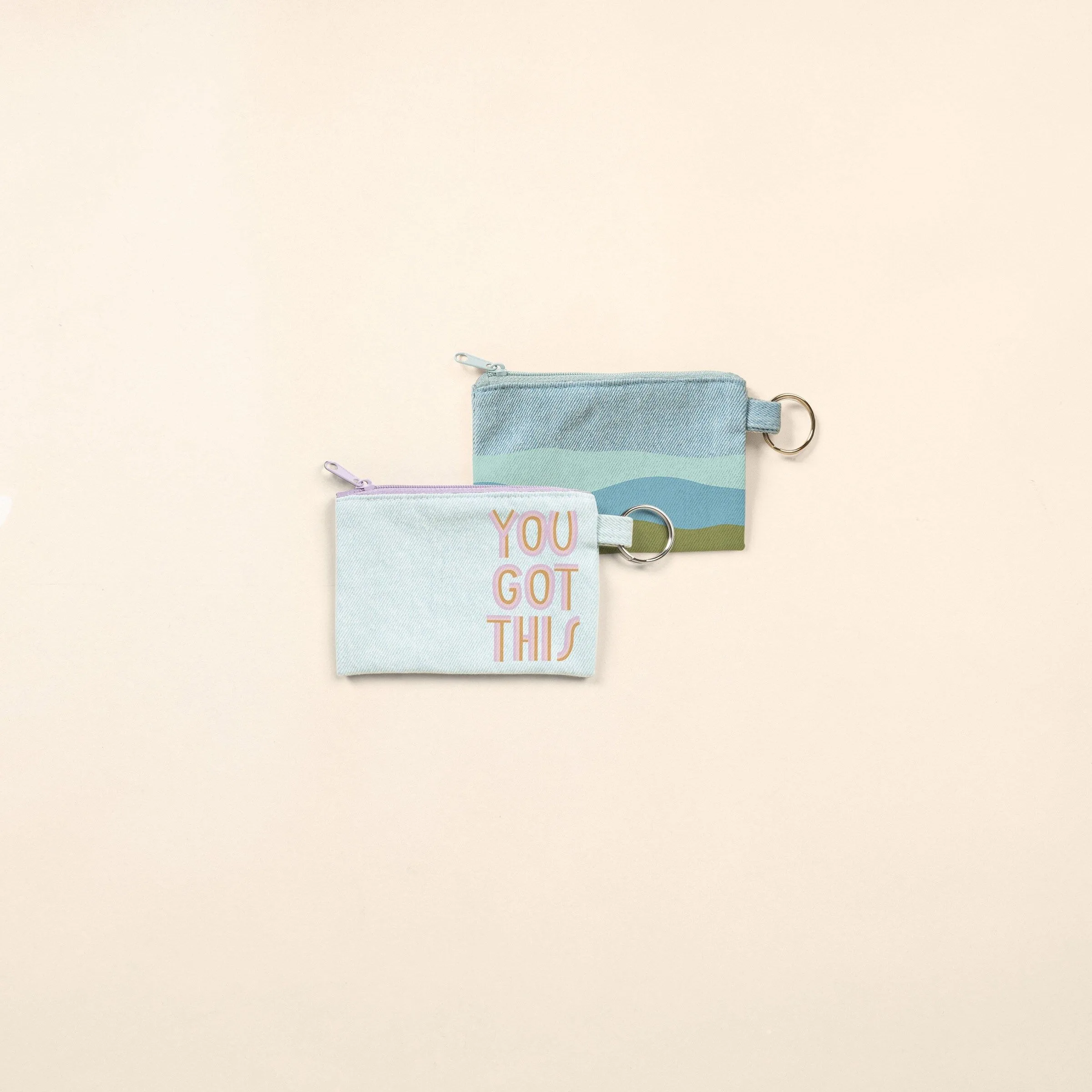 Penny Key Ring Pouch - DENIM view 6
