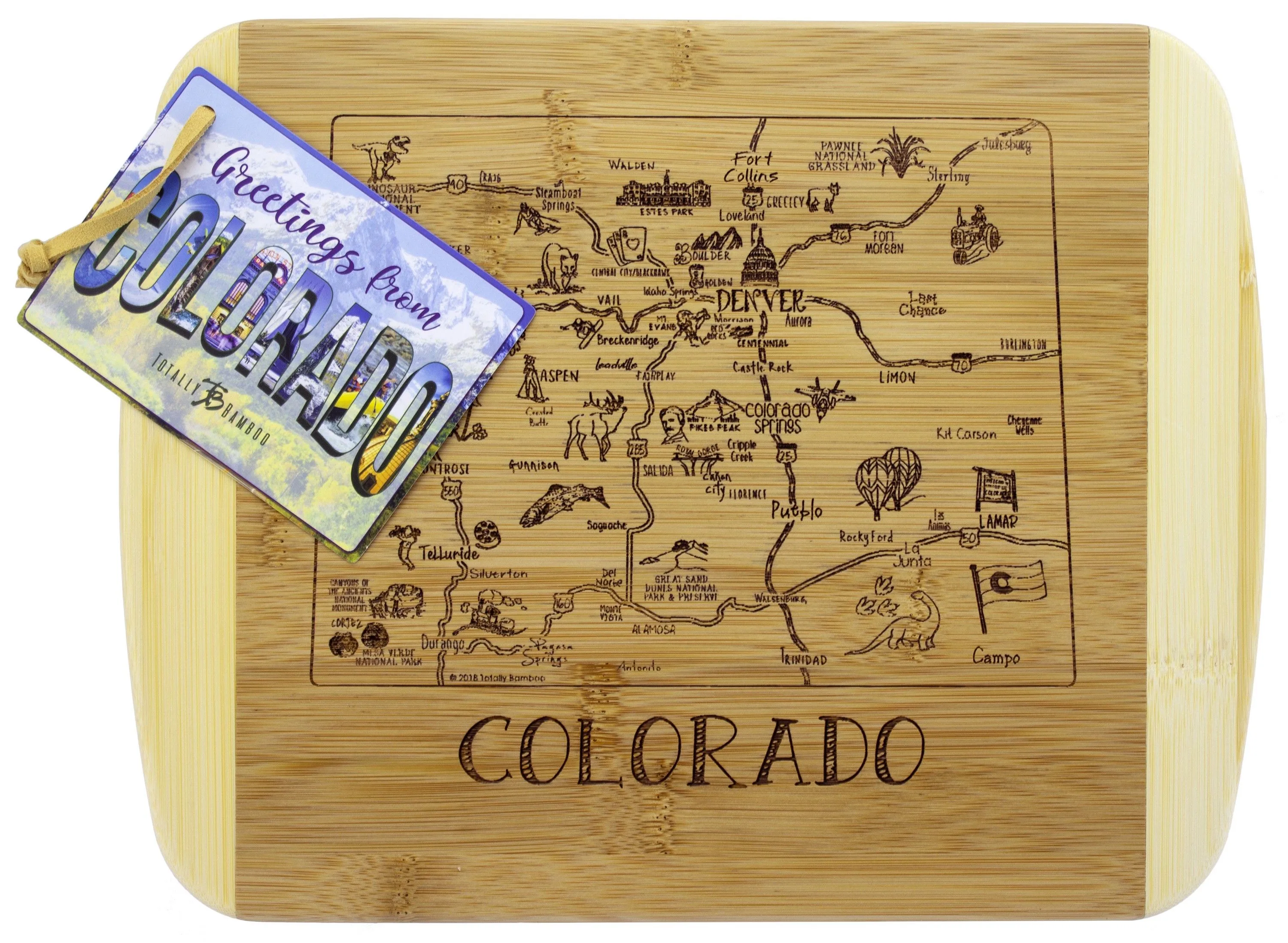 A Slice of Life Colorado Serving & Cutting Board view 2