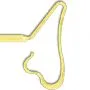 Nose Inkbend Standard, Bent Pen
