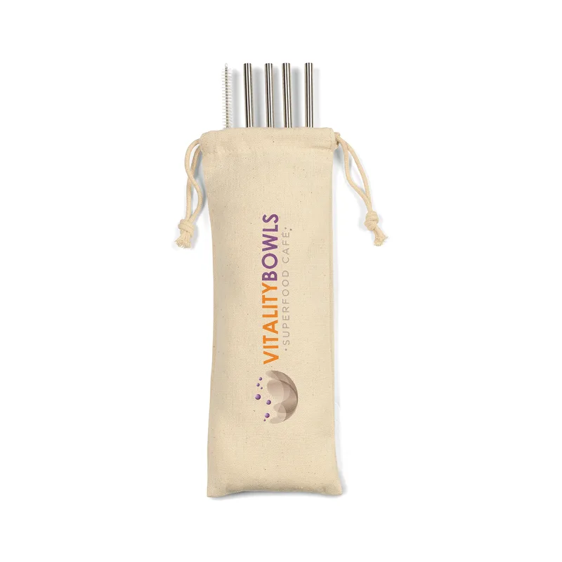 Reed Stainless Steel Straw Set - Stainless Steel