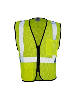 ML Kishigo® Unisex Double-Pocket Zippered Economy Class 2 Vest