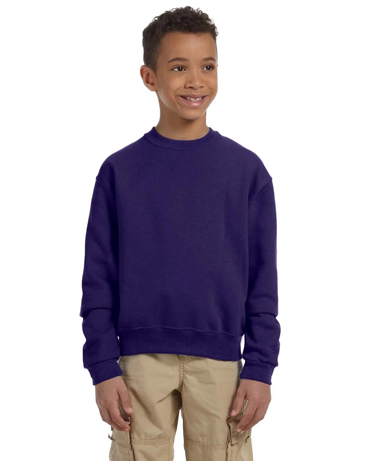 Jerzees Youth NuBlend® Fleece Crew view 4