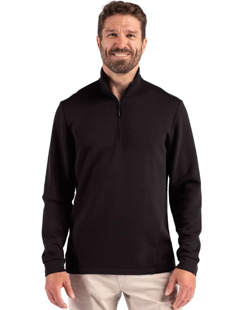 Clique Haven Recycled Mens Quarter Zip Sweatshirt