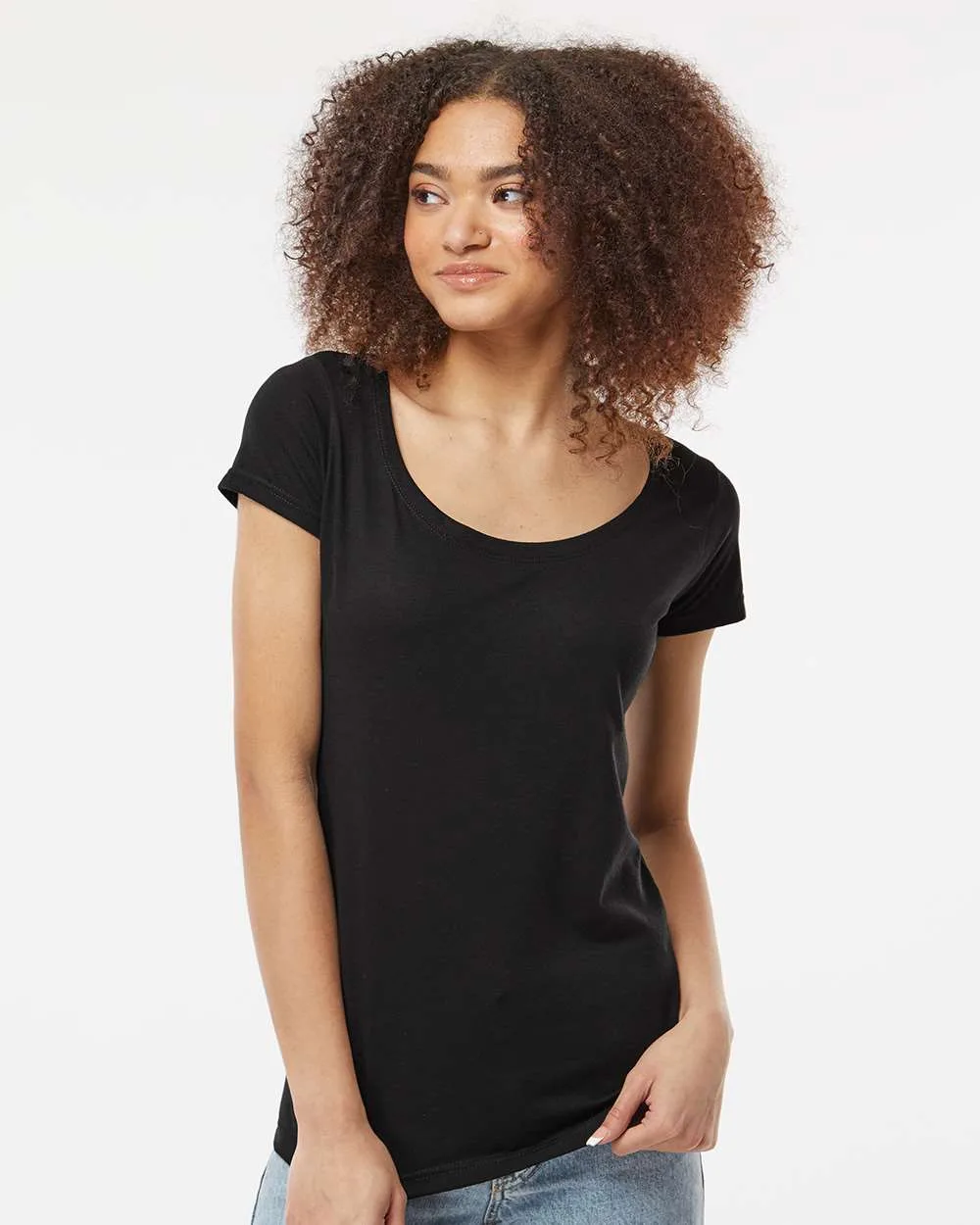 Tultex® Women's Poly-Rich Scoop Neck T-Shirt