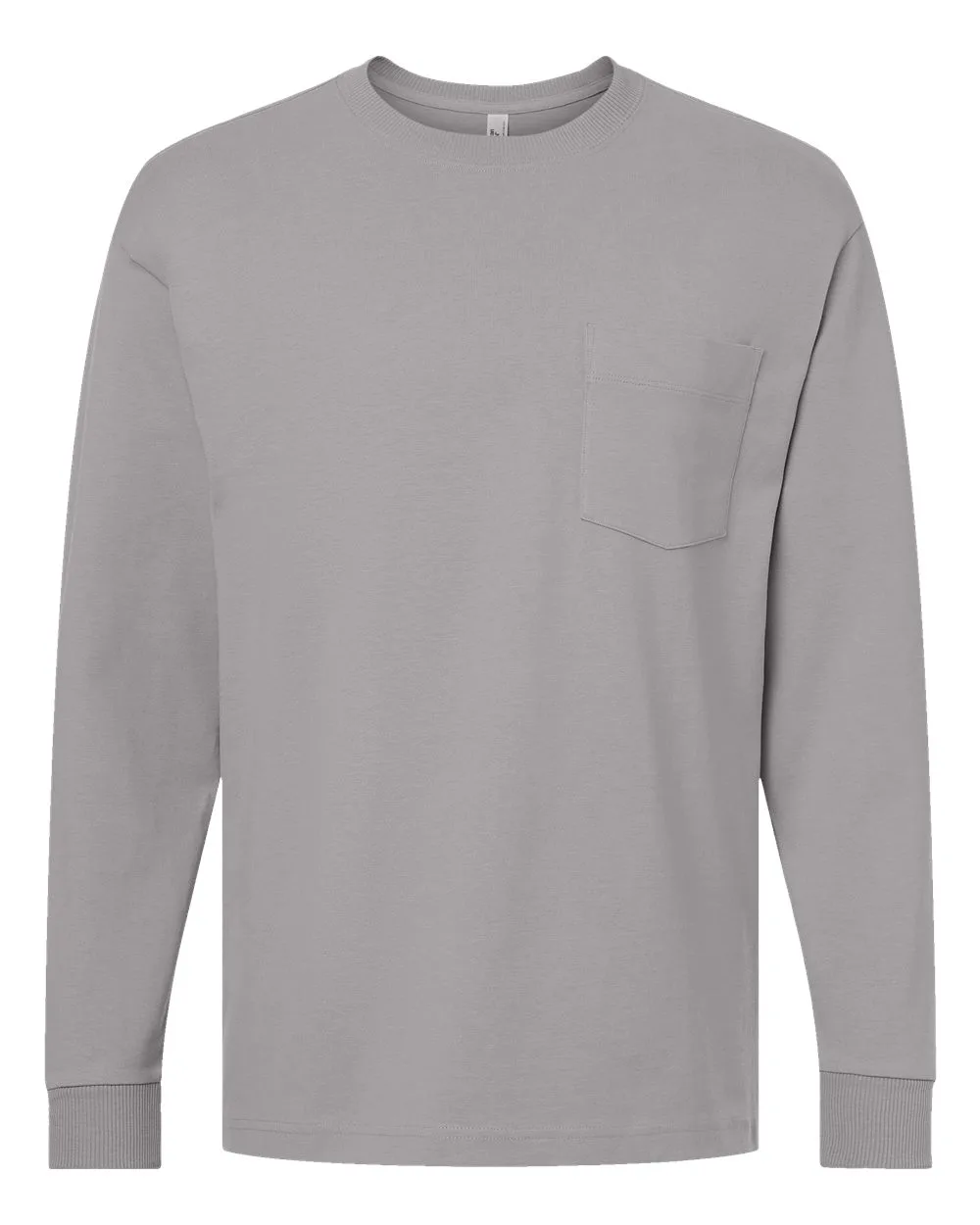 American Apparel® Super Heavyweight Long Sleeve Pocket Tee Shirt view 7