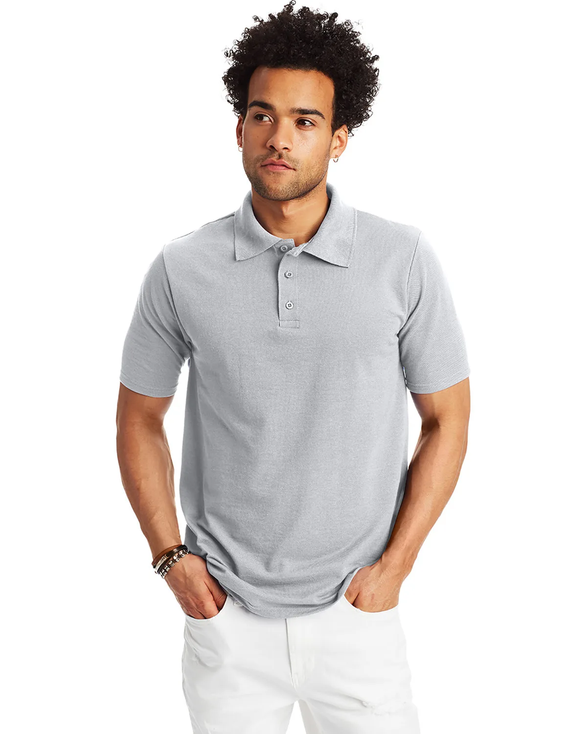 Hanes Printables Men's Pique Polo