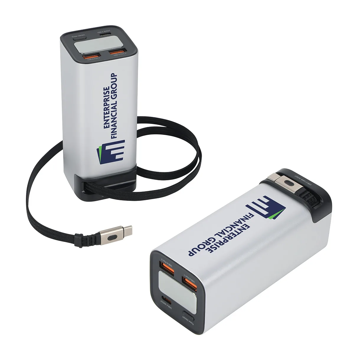 Ultimate 20000mAh 100W PD Power Bank with Retractable Charging Cable