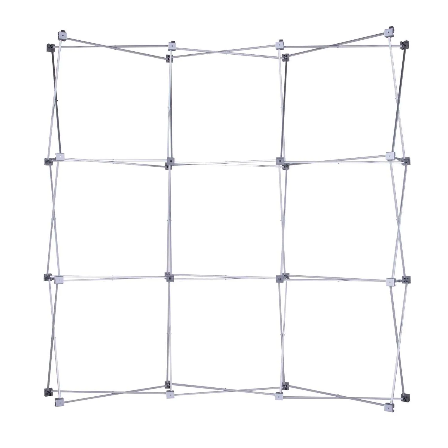 8' Curved Splash Floor Display Hardware view 5