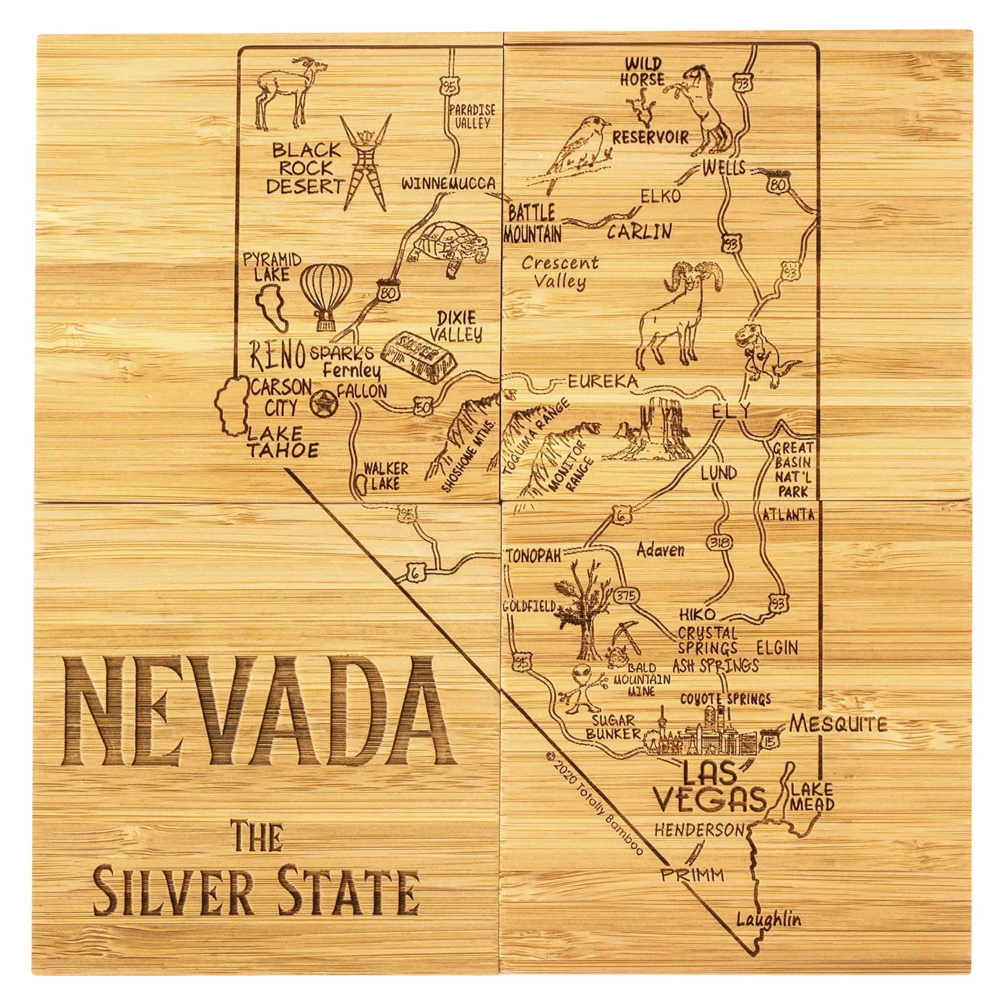 Nevada Puzzle Coaster Set view 3