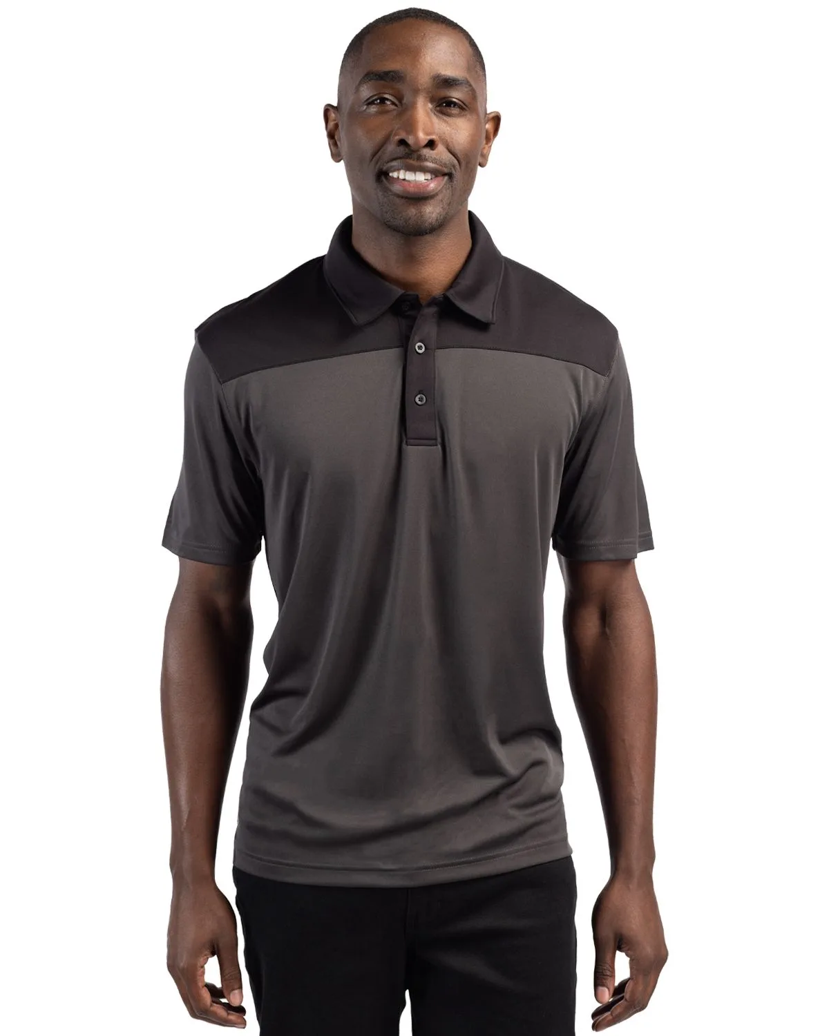Clique Parma Colorblock Tech Jersey Mens Polo