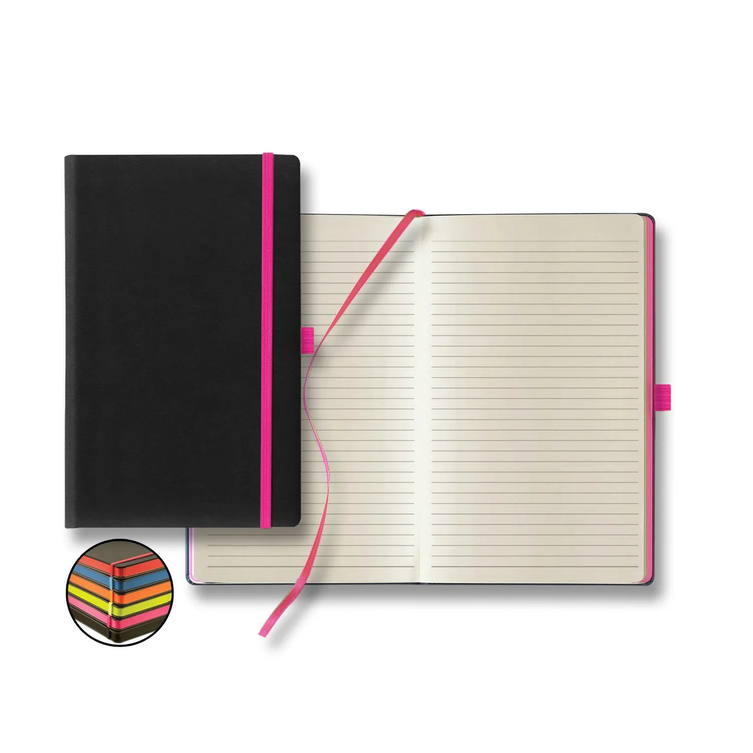 Castelli Tucson Edge Medio Lined Ivory Page Journal view 2