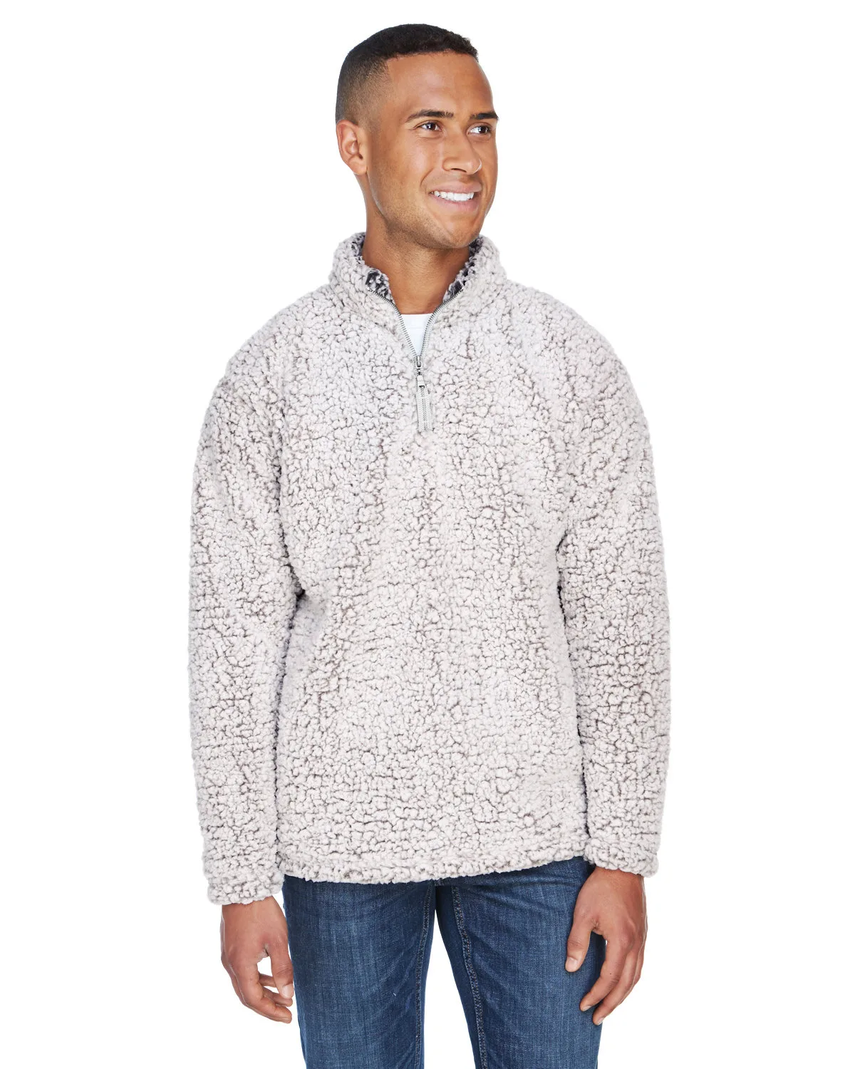 J AMERICA Adult Epic Sherpa Quarter-Zip view 3