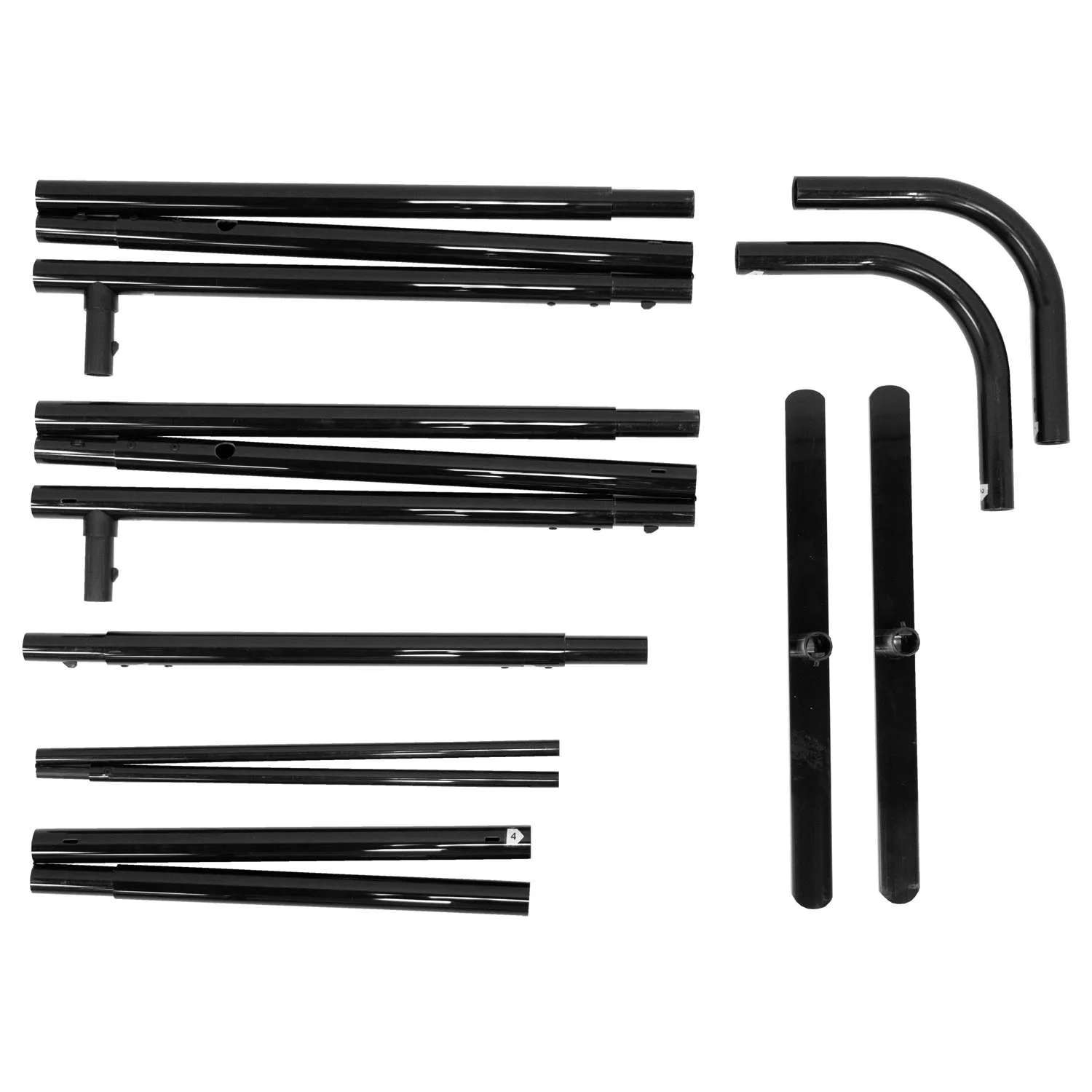 3'W x 72"H LiteWay EuroFit Straight Wall Hardware view 2