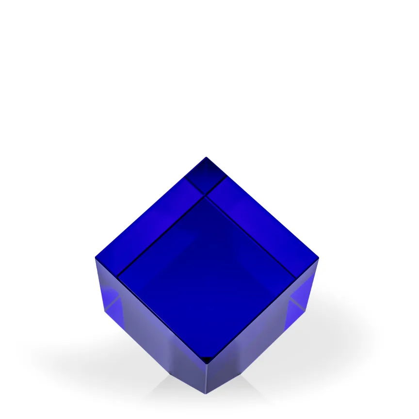 Savannah Blue Crystal Cube, Small view 2