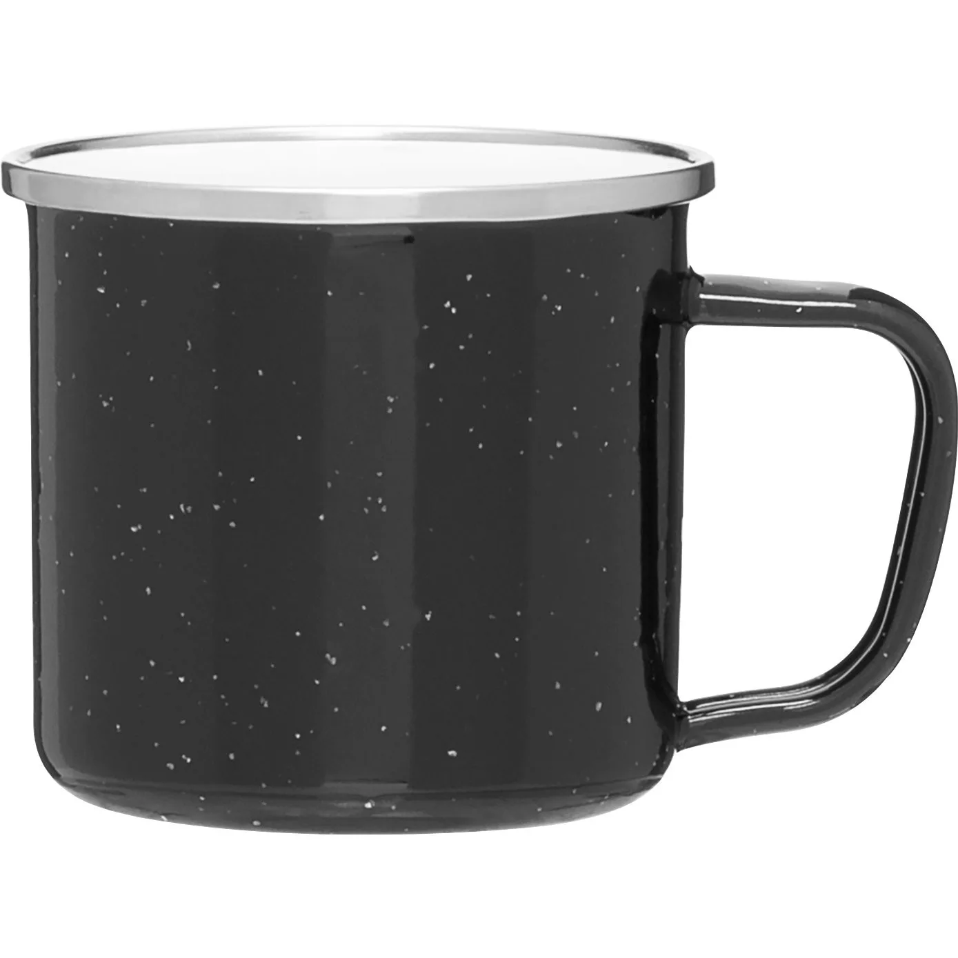 13 oz Whitney Enamel Camper Travel Mug Mug (Black) view 2