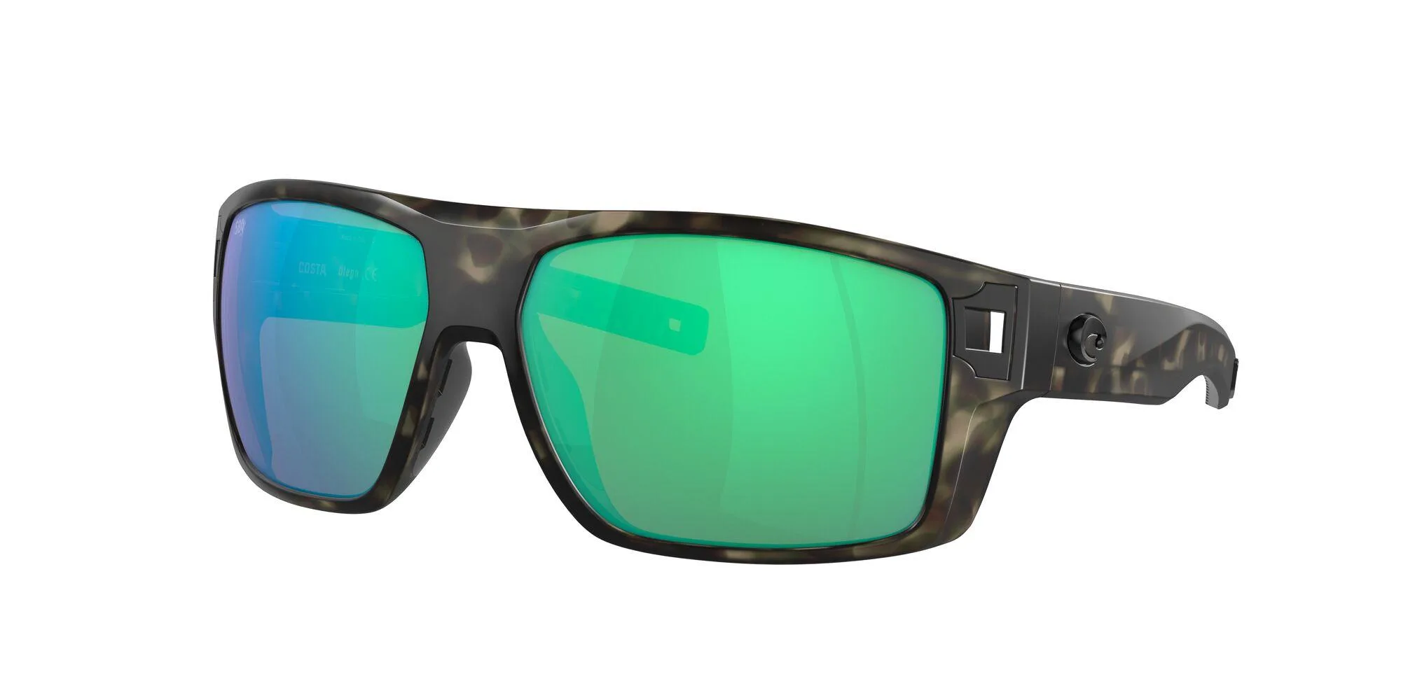 Costa Del Mar Diego Sunglasses - (Frame) Wetlands; (Lens) Green Mirror 580G