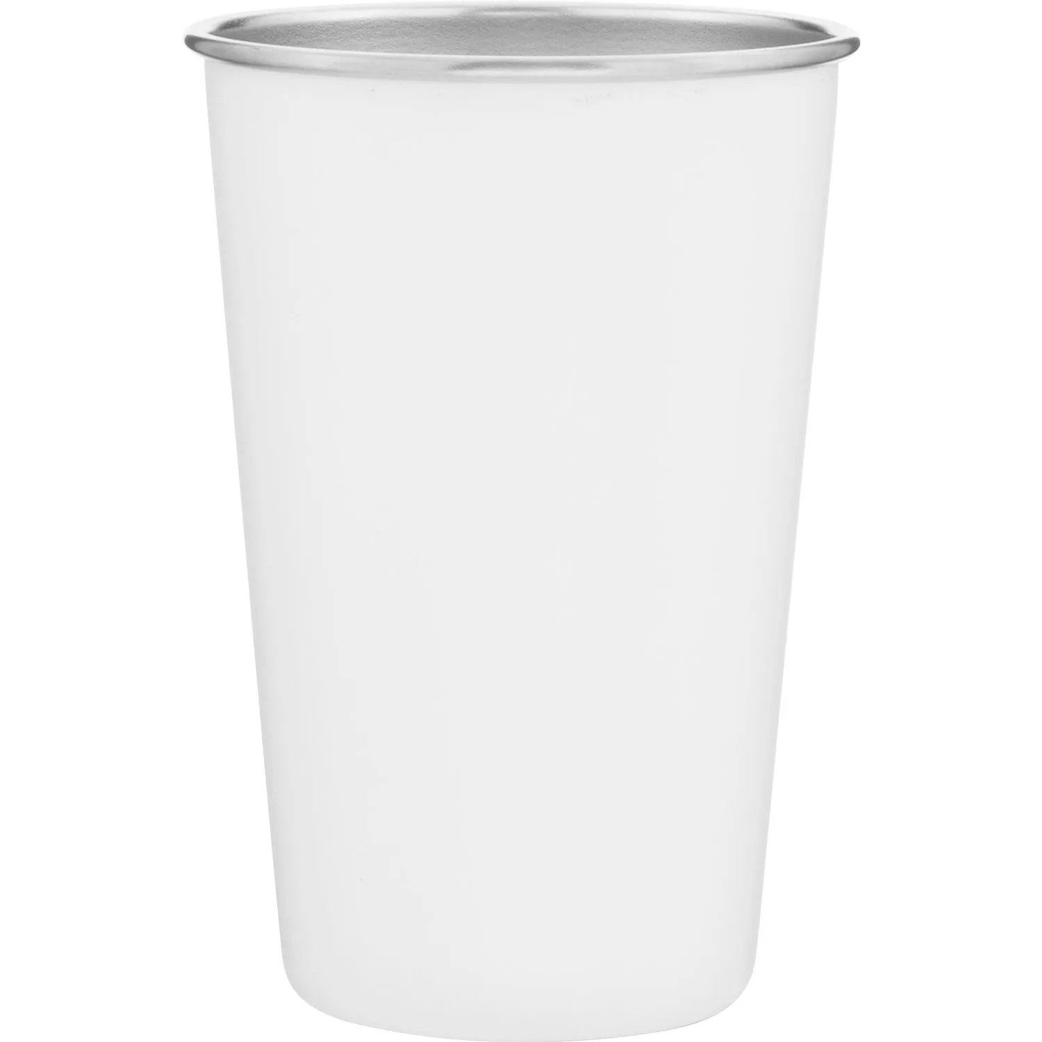 16 oz Ss Pint (Matte White) view 2
