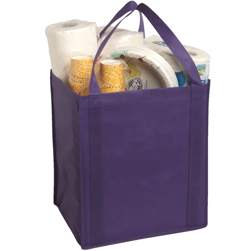 Large Non-Woven Grocery Shopping Tote Bag view 4