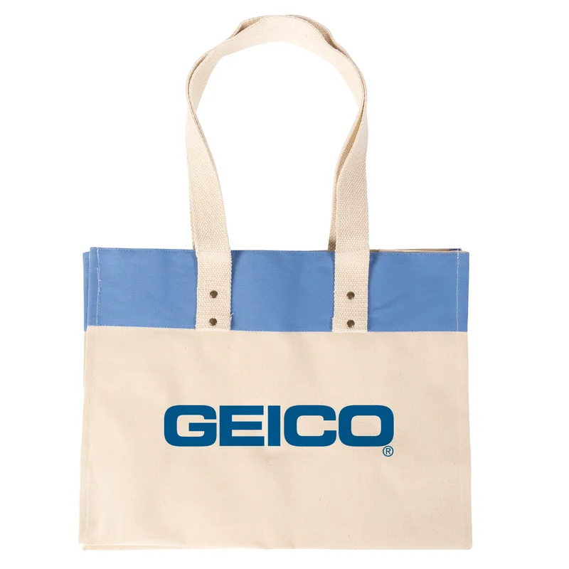 ACE USA Color Block Laminated Tote view 2