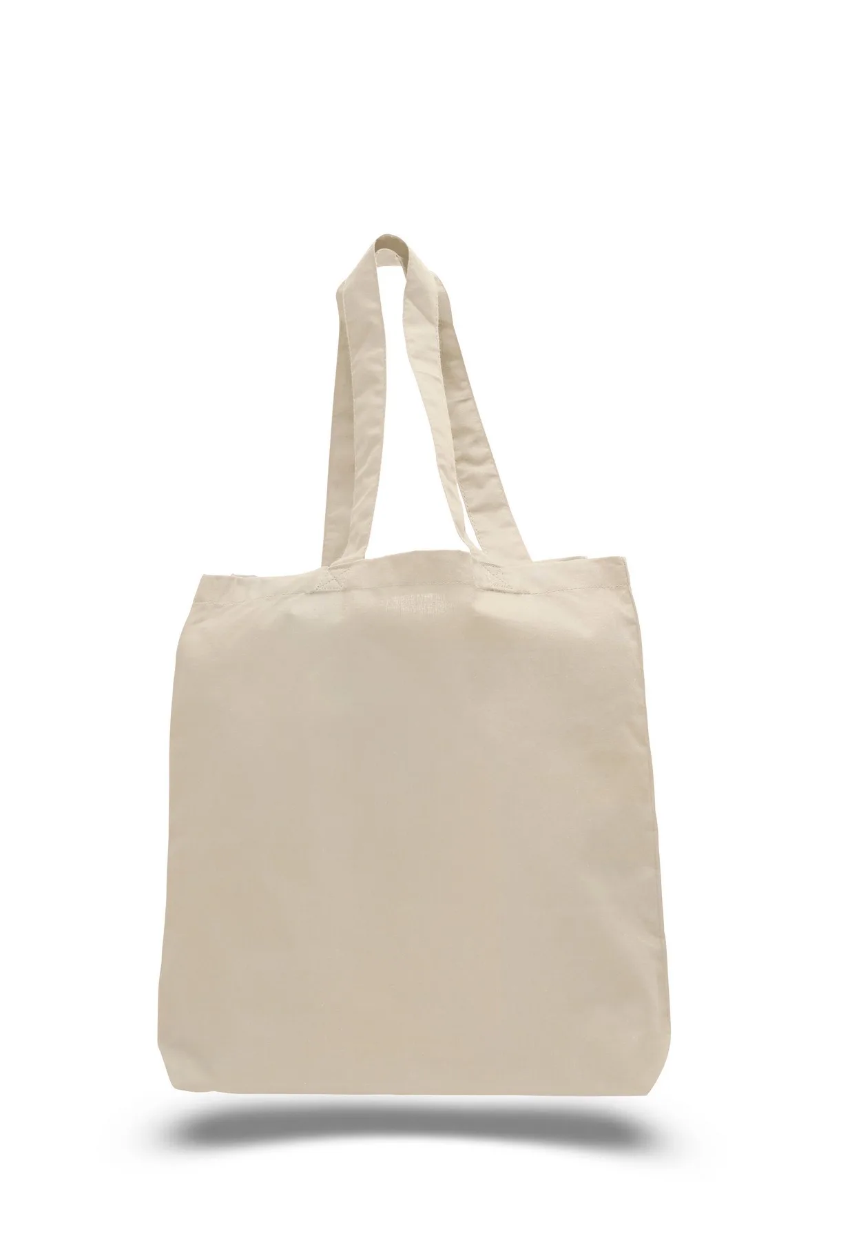 Economical Tote Bag w/3" Bottom Gusset (15"x16"x3") view 2