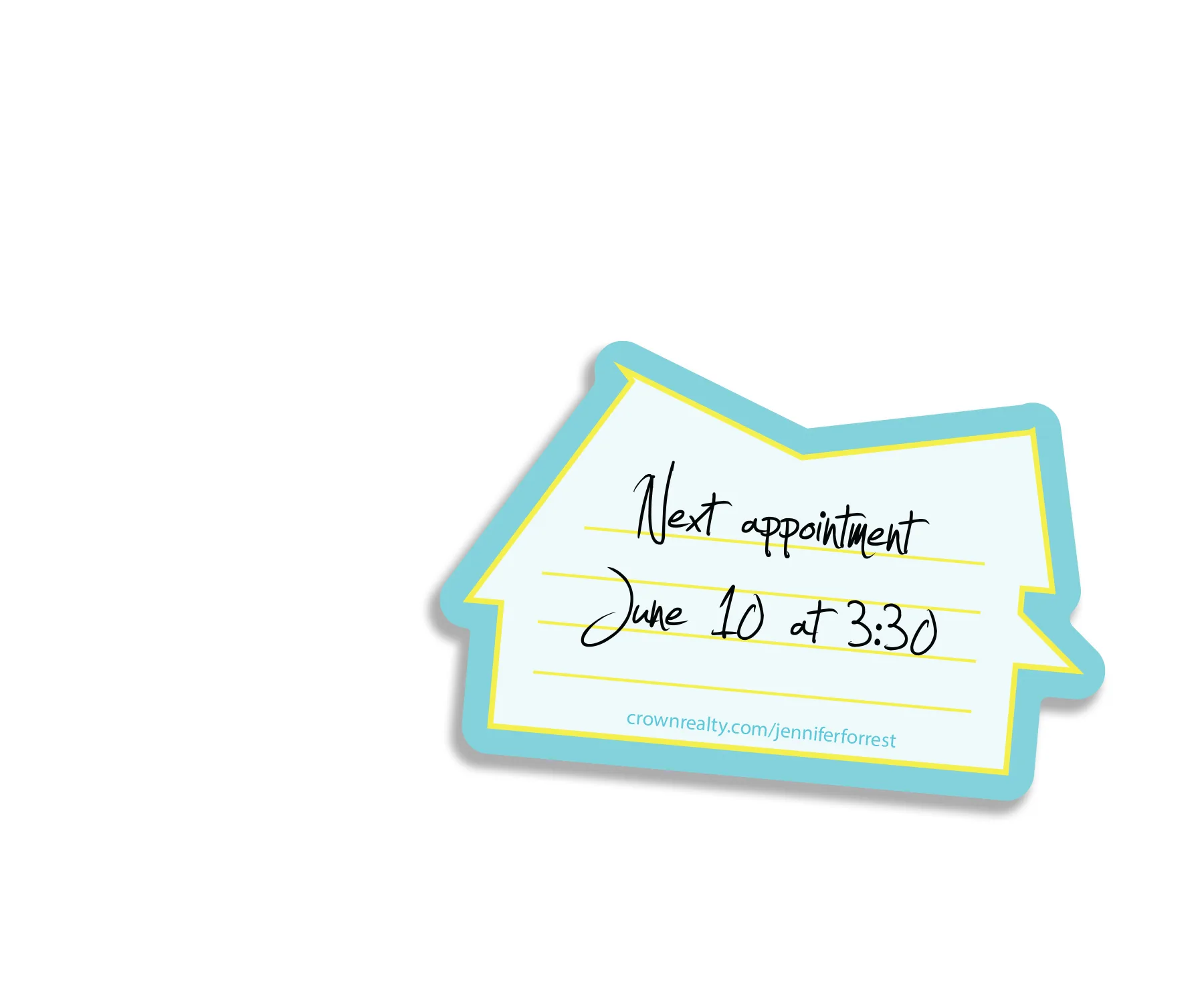 Custom Cut Business Cards view 2