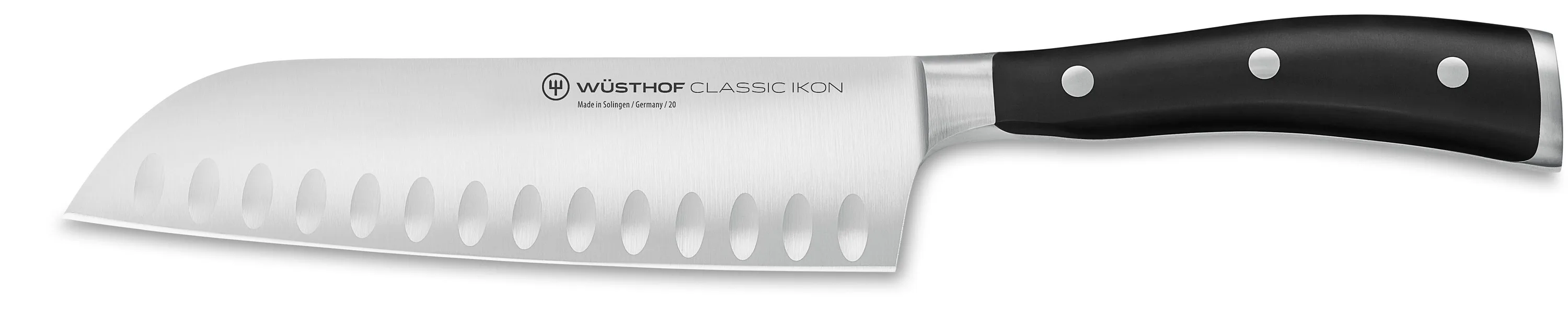 Wusthof 7" Classic Ikon Hollow Edge Santoku Knife