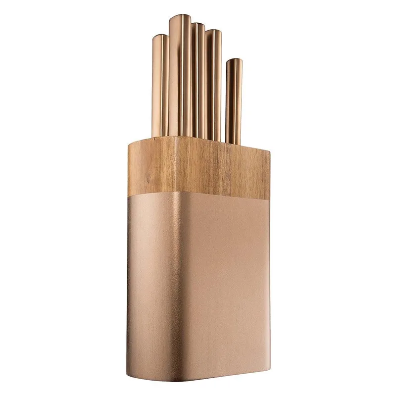Cuisinepro Daisho Nara 6Pc Knife Block Copper