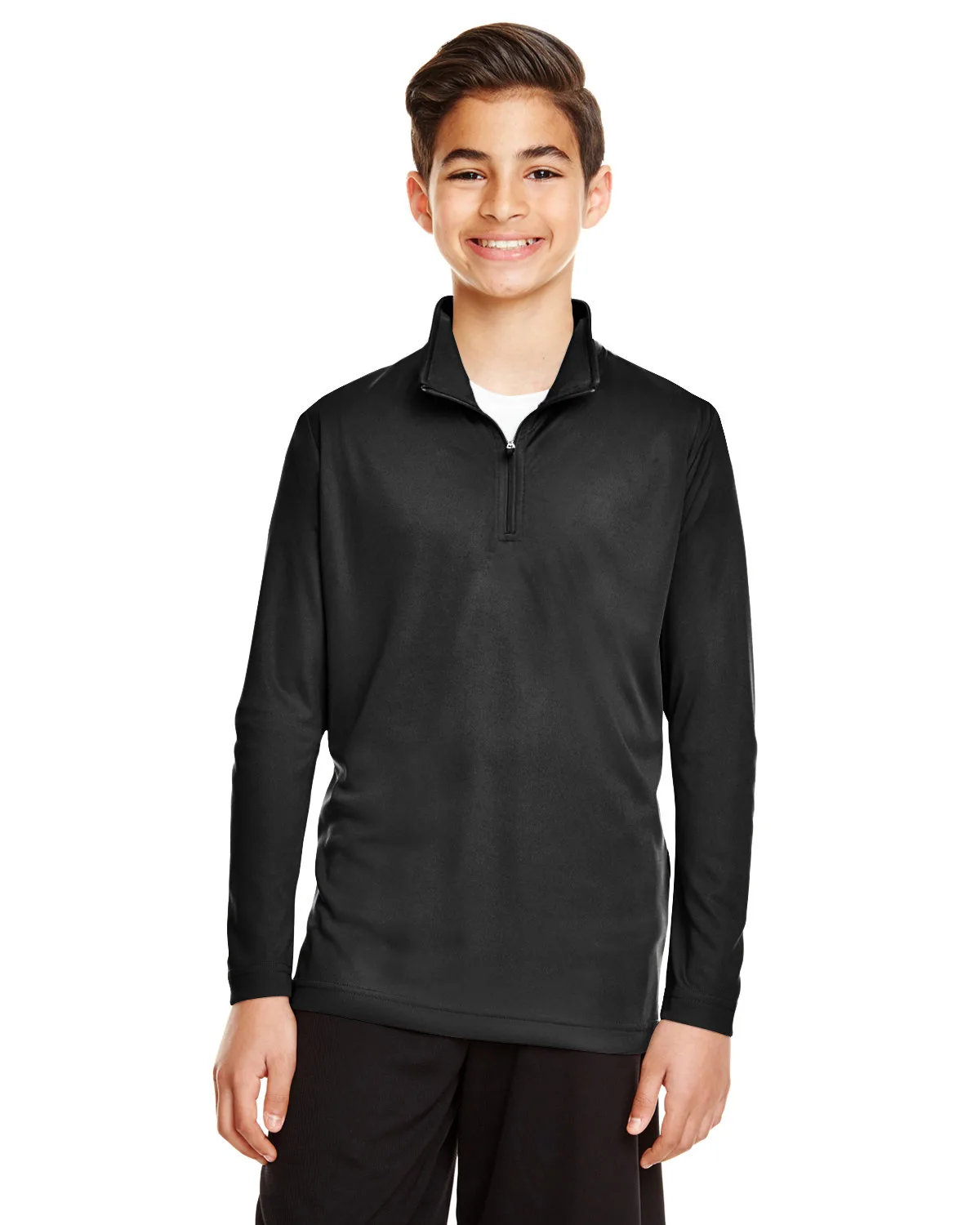 Team 365 Youth Zone Performance Quarter-Zip Pullover Sweater