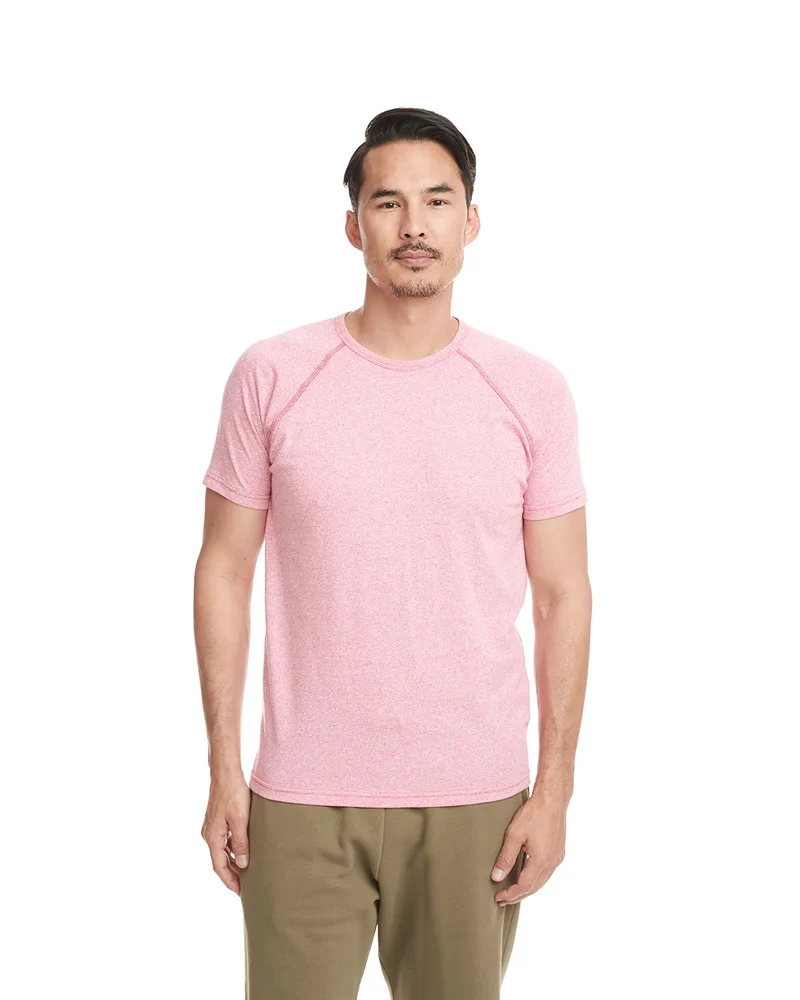 NEXT LEVEL APPAREL Men's Mock Twist Short-Sleeve Raglan T-Shirt view 5