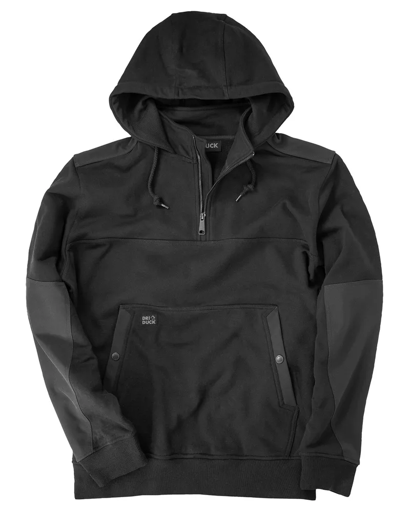 DRI DUCK® Men's Mission Quarter-Zip Hooded Pullover Sweatshirt