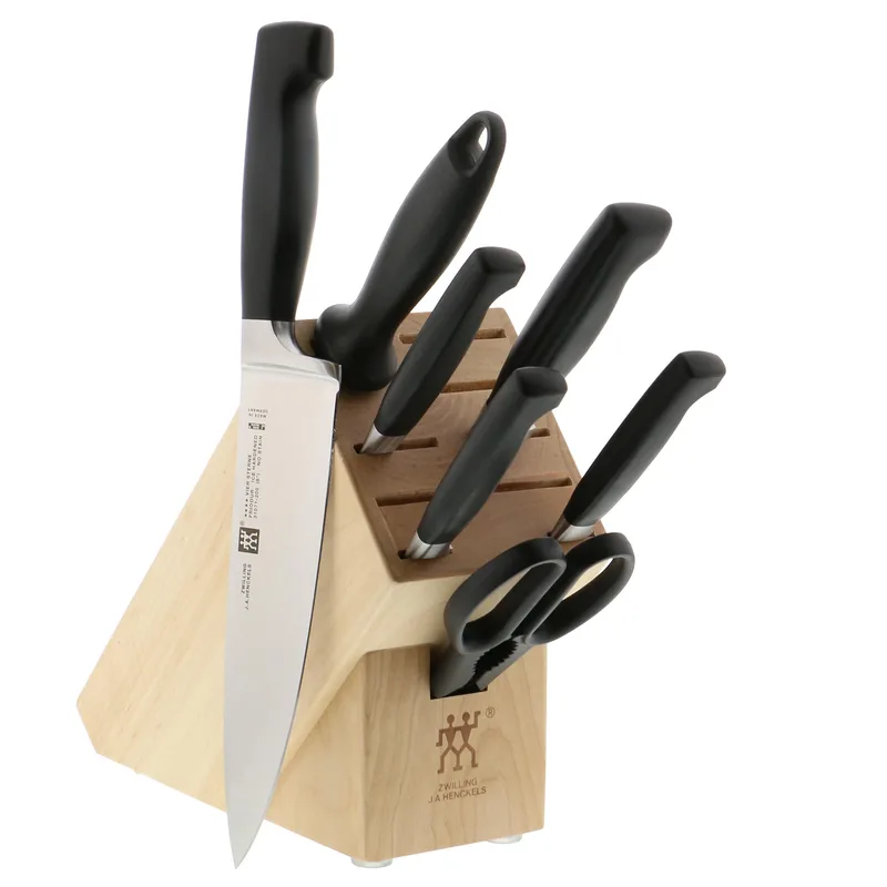 JA Henckels Zwilling Four Star 8-Piece Knife Block Set